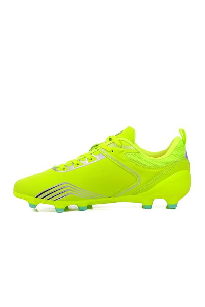 AYAKMOD Yellow Neon Faux Leather Men's Astroturf Field Shoes