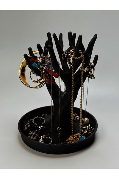 OKSCRAFT Hard Plastic Decorative Tree Jewelry Stand - Organizer & Hanger