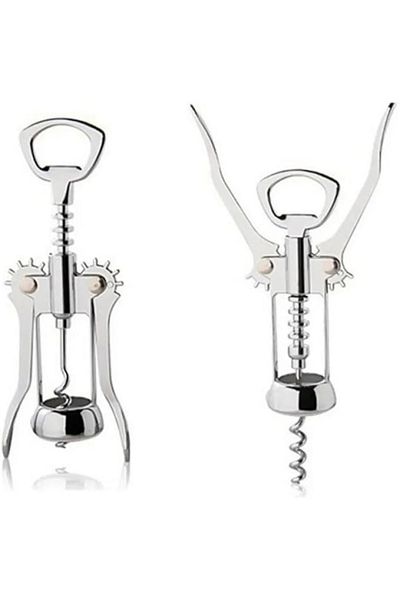 TAYVİN Professional Chrome Corkscrew Metal Corkscrew Turbine Corkscrew cork cap opener