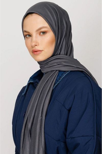 FRESCO SCARFS Hijab Hijab Şal Pieptănat Afumat