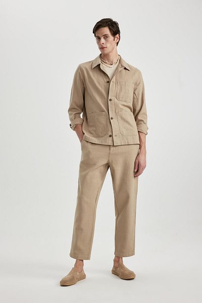DeFacto Baumwollhose mit normaler Passform und Taschen – B4138ax24sp