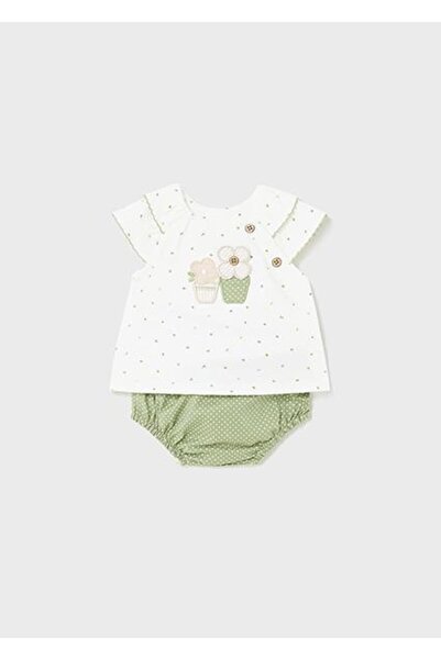 MAYORAL Baby Girl Green Suit 01203-021