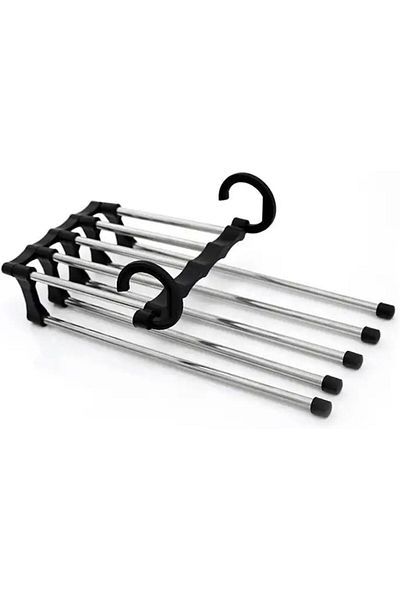 Store Multi-Purpose Layered Hanger Organizer, Mobile Pants, Tie and Shawl Hanger in the Cabinet