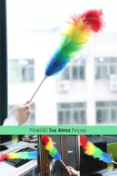 Anadolu Saray Multipurpose Practical Tassel Dusting Anti Static Dusting Tassel |   Antistatic Feather Dusting Apparatus