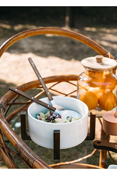 The Mia Woody Porcelain Serving Leg 20 cm