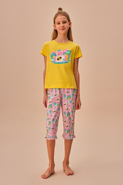 SUWEN Bella Kids Capri Set