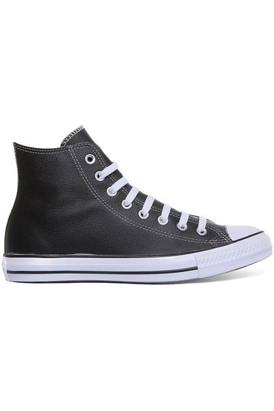 converse 132169C Chuck Taylor All Star Leather Μαύρα Unisex Παπούτσια