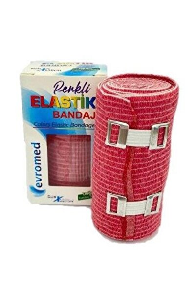 evromed ELASTİK BANDAJ 10 CM X 150 CM PEMBE