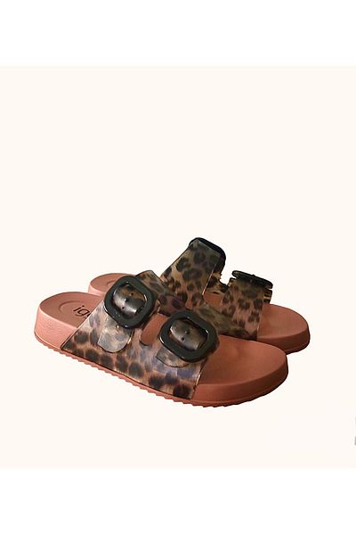 IGOR Igor Habana Brillo Leopard Slippers S10336