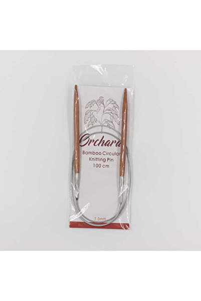 ORCHARD Bambu Metal Misinalı Örgü Şişi 100cm. No:7mm