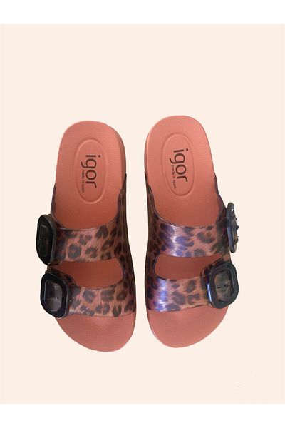 IGOR Igor Habana Brillo Leopard Slippers S10336