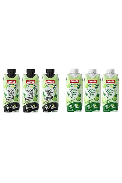 Dimes Cool 6 karma Cool Lime x3 , Cool Şekersizx3