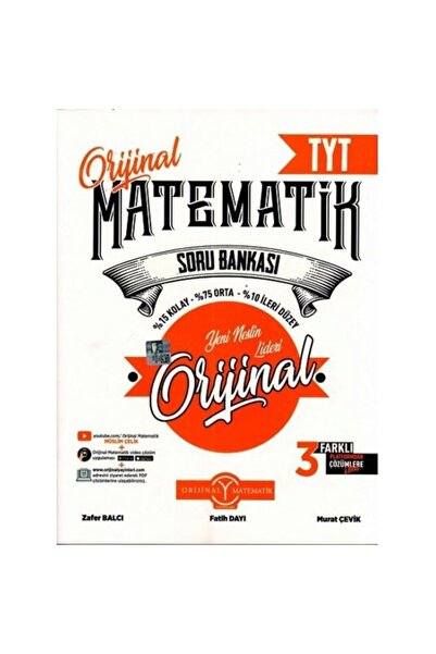 Orjinal Orijinal TYT Orijinal Matematik Soru Bankası Fenomen Önerili Ayraç He...