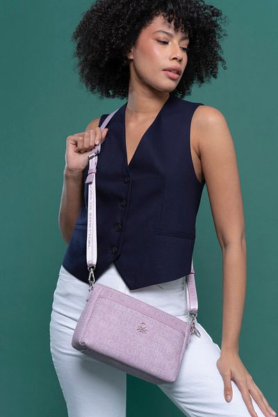 United Colors of Benetton BENETTON ΓΥΝΑΙΚΕΙΑ ΤΣΑΝΤΑ CROSSBODY LILA BNT1332