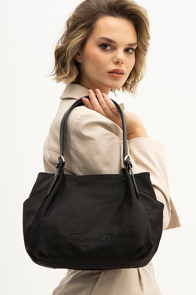 United Colors of Benetton Benetton Women's Black Shoulder Bag - BNT1192