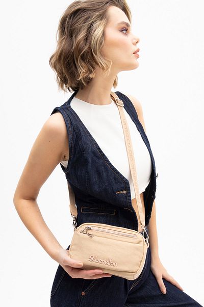 United Colors of Benetton Beneton Women's Crossbody Bag - Nude Bnt1204