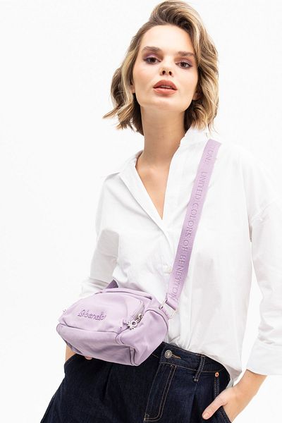 United Colors of Benetton Benetton Women's Lilac Crossbody Bag - BNT1201