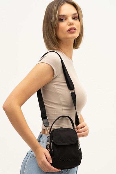 United Colors of Benetton Beneton Women's Black Crossbody Bag - BNT1207