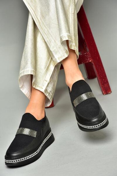 Fox Shoes S602006104 Černé látkové tenisky Tenisky