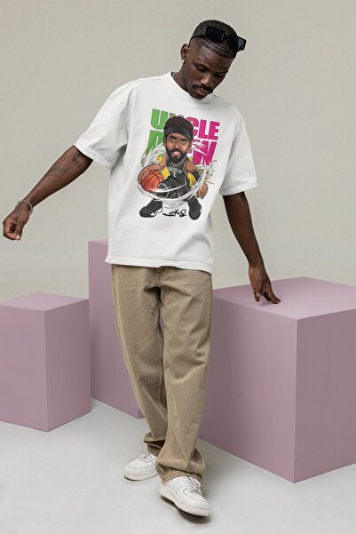 Fuddy Moda Kyrie Irving Štampano Unisex T-shirt - Košarkaška majica za muškar...