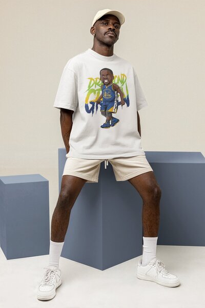 Fuddy Moda Unisex majica sa temom košarke Draymond Green Štampano T-shirt