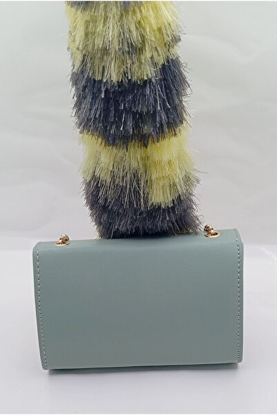 MAC&MOS Geantă de umăr verde mentă pentru femei