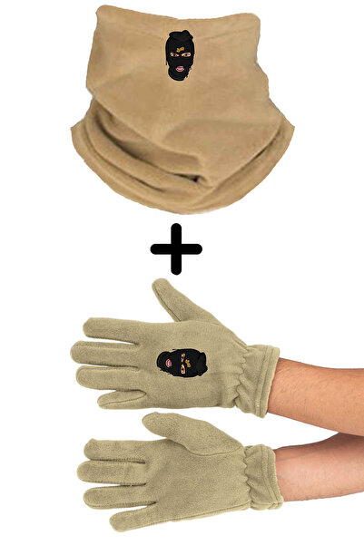 Fanze Set guler, căciulă și mănuși Rap zrn4676