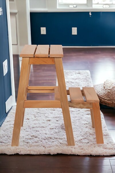 Genel Markalar Merdiven Tabure Naturel