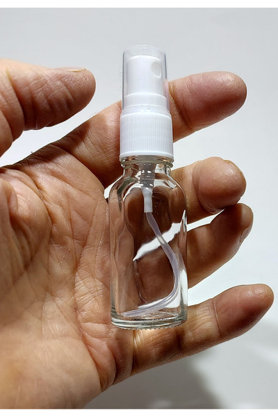 wellLine 12 Adet Boş Şişe Spreyli Kolonya Şişesi Doldurulabilir Cep cam Parfü...