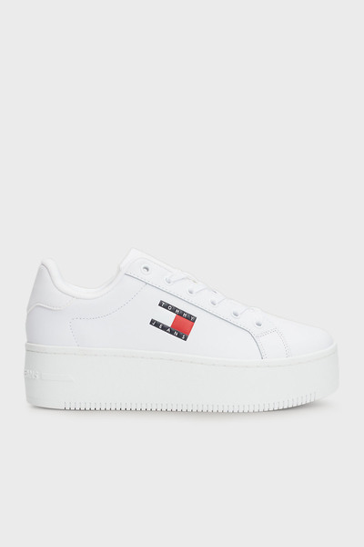 Tommy Jeans Platform Deri Sneaker Ayakkabı AYAKKABI EN0EN02518 YBS
