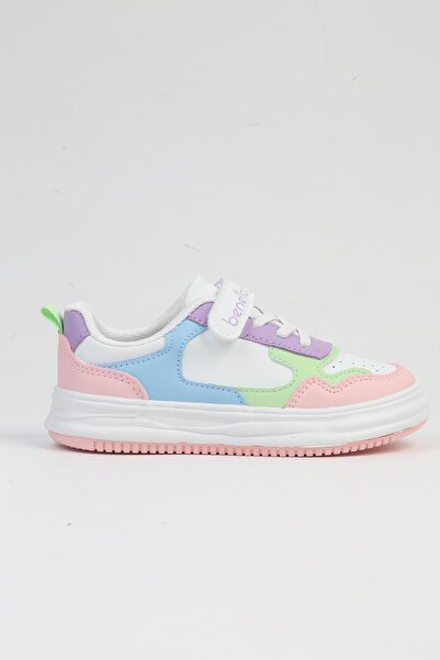 Benetton ®   ΕΙΣΑΓΩΓΗ Παιδικά Αθλητικά Παπούτσια Λευκής Πούδρας BNI-10025