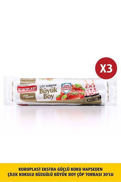 Koroplast Strawberry from Large Garbage Scent Stash - 10x3 Pieces