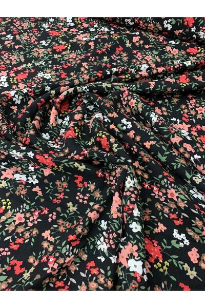 Evimmis Візерункова бавовняна віскозна тканина для суконь, спідниць, шароварі...