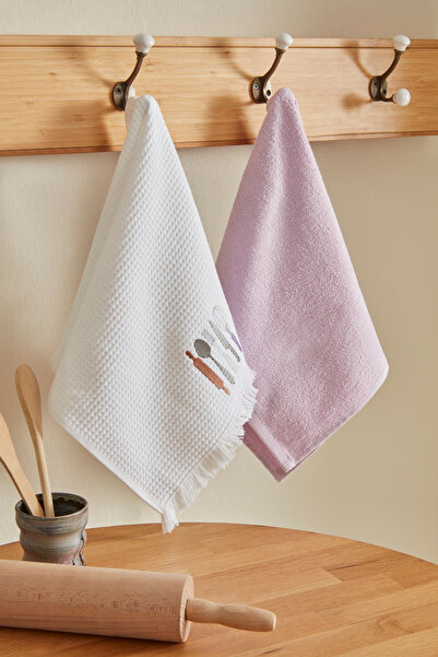 Karaca Home Servis %100 Pamuk 2 Parça Mutfak Havlusu