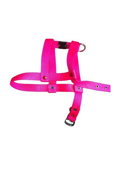 Lovely Adjustable Dog Breast Collar 2cm 5-17 Kg Range PINK for Dogs