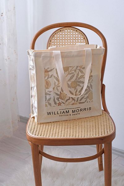 Buka Shops By William Morris Flower Pattern Tote Bag Canvas Bag