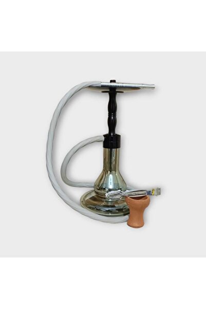 MONOBAZAAR Nargile Küçük Şeffaf Beyaz