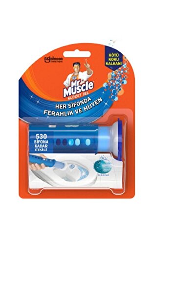 Mr. Muscle Mr Muscle Klozet Jel Blok, Tuvalet Temizleyici, Marine, 36g