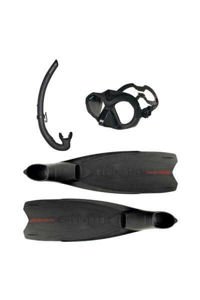 Beuchat SET PMS NO LIMIT, ONE-50 Palet, SHARK Maske, SPY Şnorkel