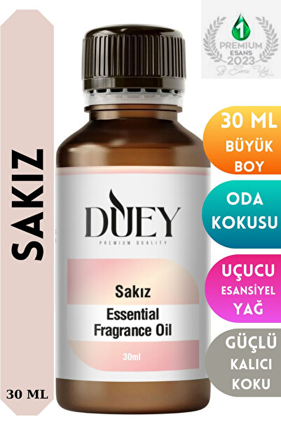 DUEY Sakız Uçucu Yağ 30ML Buhurdanlık Yağı Difüzör Esansı Oda Kokusu Esansı H...