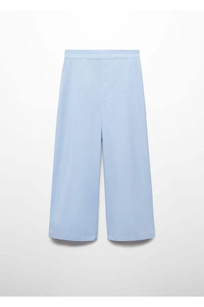 MANGO Kids Pantaloni portocalii pentru copii