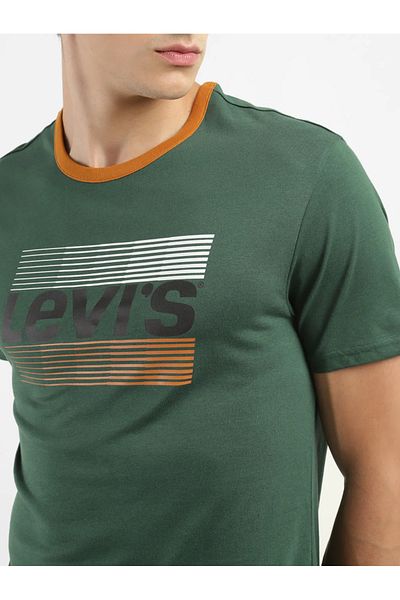 Levi's LE SS TEE Men's Green T-Shirt
