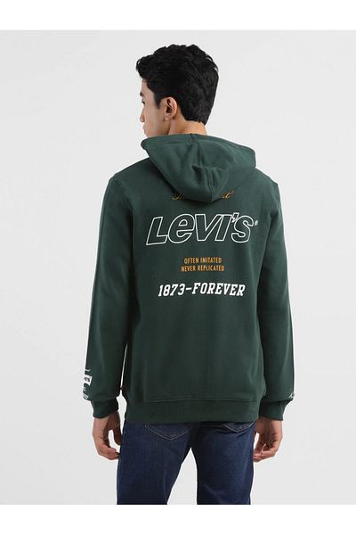 Levi's LE SWEATSHIRT HOODIE Men's Green Sweatshirt
