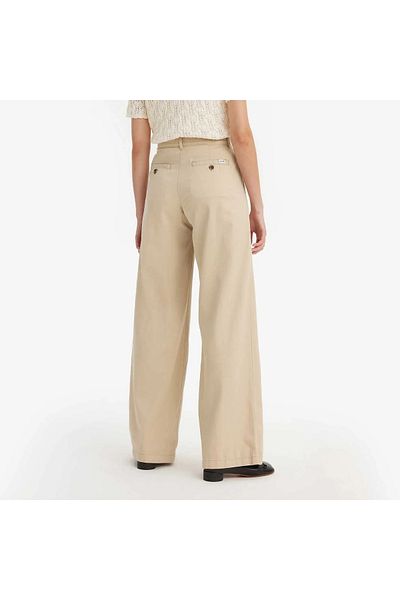 Levi's LE HIGH BAGGY Women's / Girls Beige Jeans