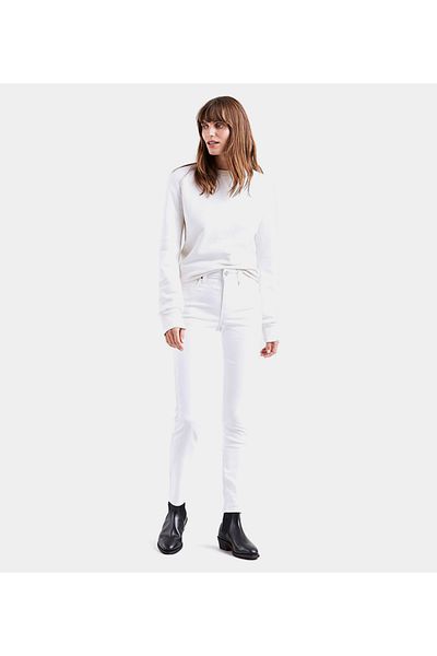 Levi's LE 721 HIGH RISE SKINNY Women's / Girls' White Jeans
