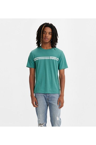 Levi's LE SS TEE Men's Green T-Shirt