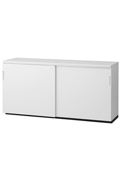 IKEA sürgü kapaklı dolap, beyaz, 160x80 cm