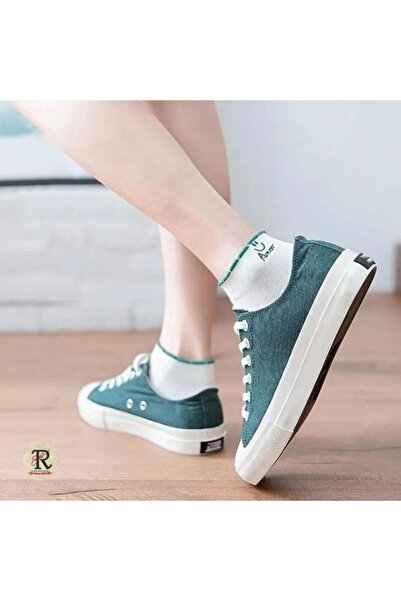 trampler Дамски чорапи с 7 чифта цветни, пенирани памучни ботуши с шарка и любов