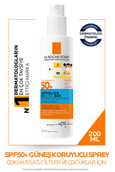 La Roche Posay ANTHELİOS DERMO PEDİATRİCS UVMUNE 400 SKİN BRİGHTENİNG SUNSCRE...