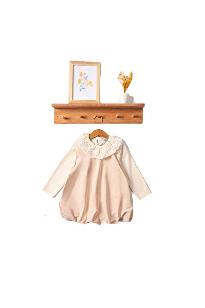 By Cwhr Rochie cu mâneci lungi din dantelă guipură de tranziție Rochie cu bal...